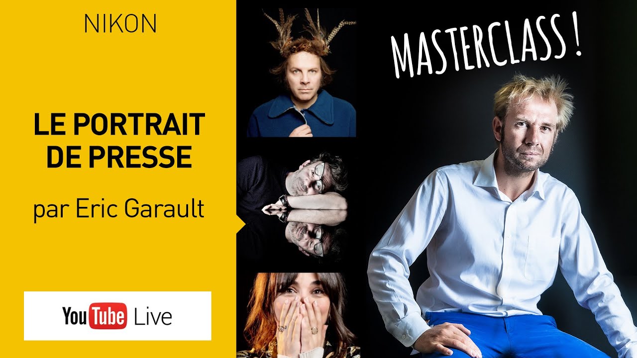 Le portrait de presse par Eric Garault (Masterclass Live)