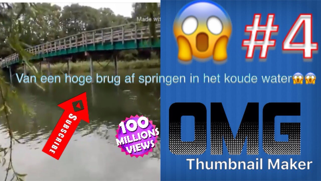 #VLOG4 IN HET KOUDE WATER SPRINGEN VAN DE BRUG AF😨