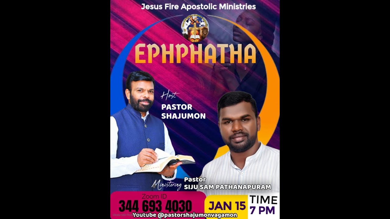🔴Pr.Siju Sam • Word for Today • Jesus Fire Apostolic Ministries • January 2026