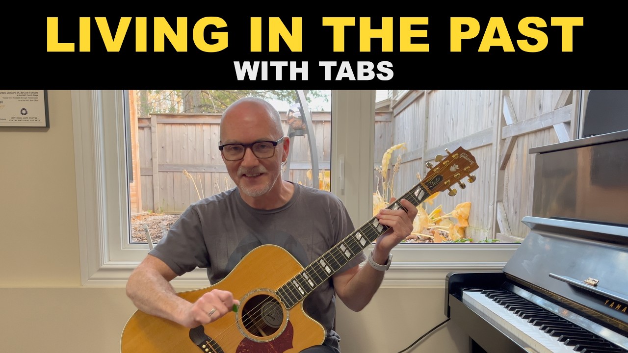 How To Play "Living in the Past" by Jethro Tull - guitar lesson by Dave Milliken (4K)