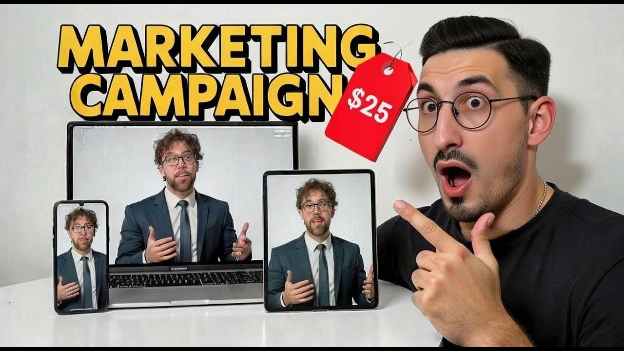 How I created a Marketing Campaign with AI Avatars!