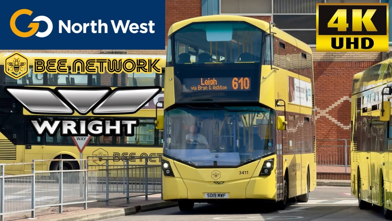 [Go North West Bee Network: 610 Leigh to Wigan via Golborne, Ashton-in-Makerfield] Wright Streetdeck