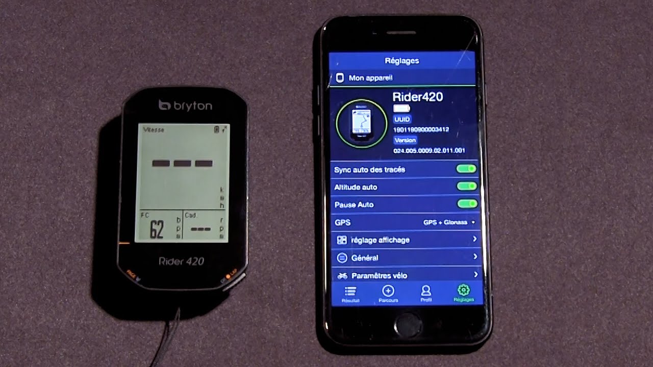 TUTO : COMMENT INSTALLER SON APPLI BRYTON EN LA PAIRANT AVEC UN RIDER 420