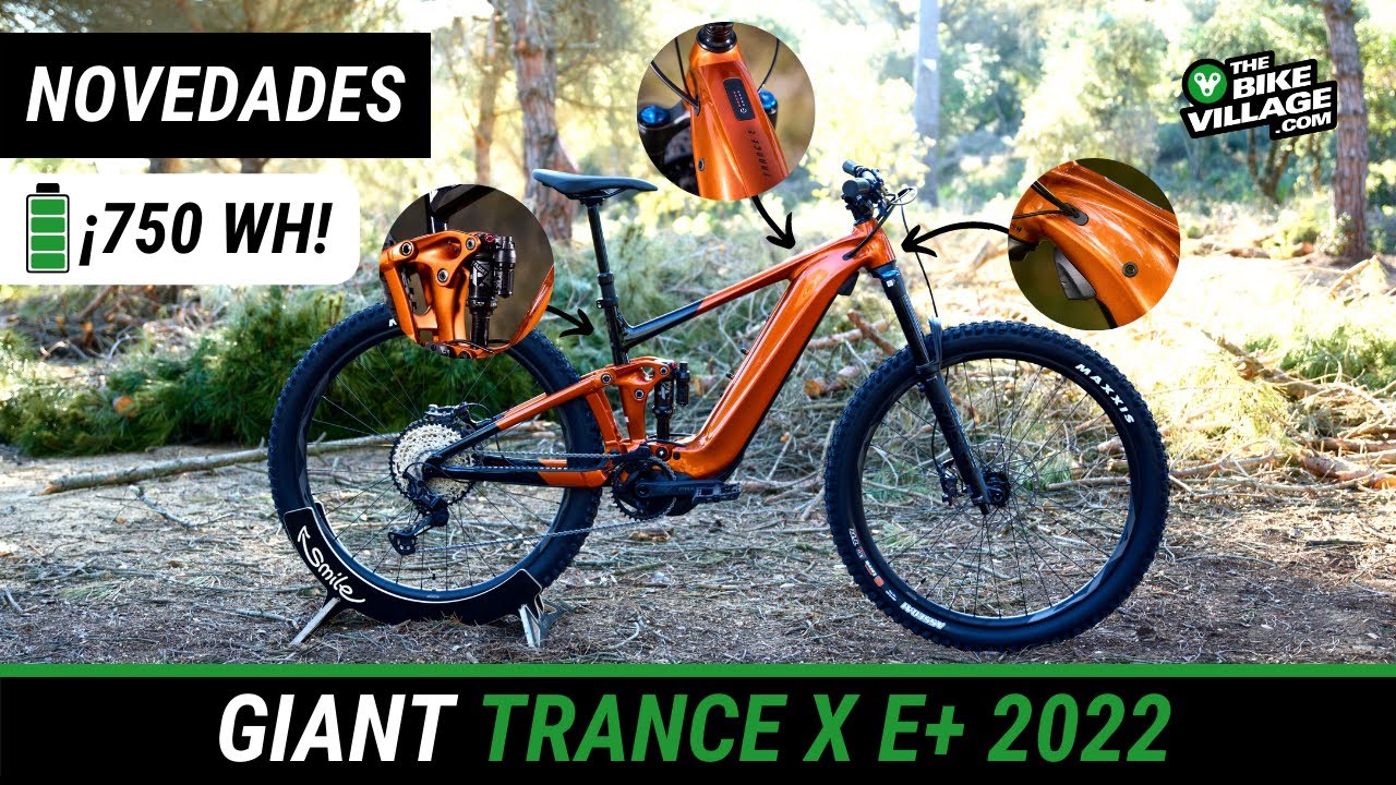 Presentación de la GIANT Trance X E+ 2022 750 Wh | The Bike Village