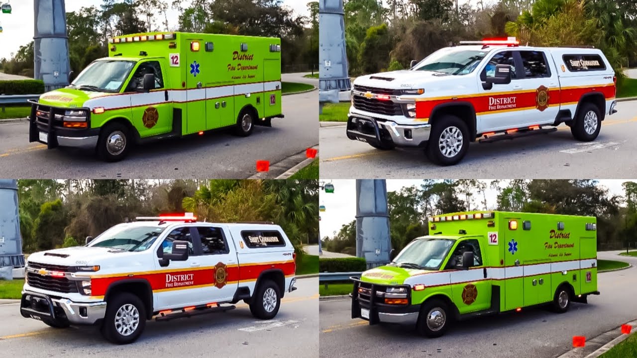 District FD | Medic Unit 100 / Rescue 12 / Shift Commander Code 3 Response 