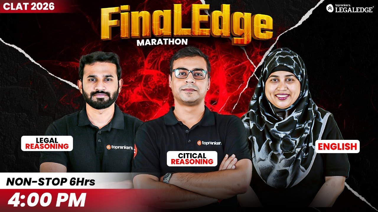 CLAT 2026 | FinaLEdge Marathon | Legal Edge | #2