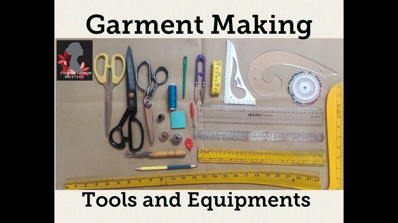 Garment Making Tools and Equipment | Fashion Designing Tools | Best Fashion Designing Institute