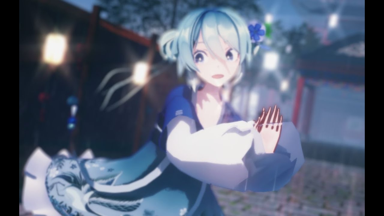 【VOCALOID MMD/4K/60FPS】Hatsune Miku【花月成双】