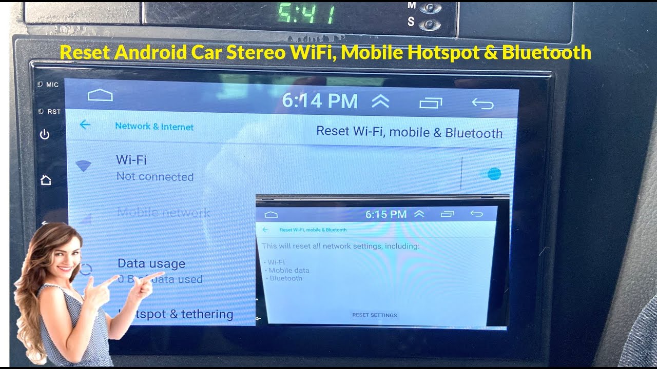 Reset Android Car Stereo WiFi, Mobile Hotspot & Bluetooth