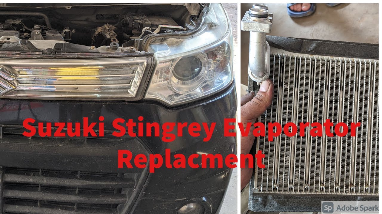 Suzuki Wagon R Stingray Dashboard opening Evaporator Unit Replacing & Gas Filling JDM
