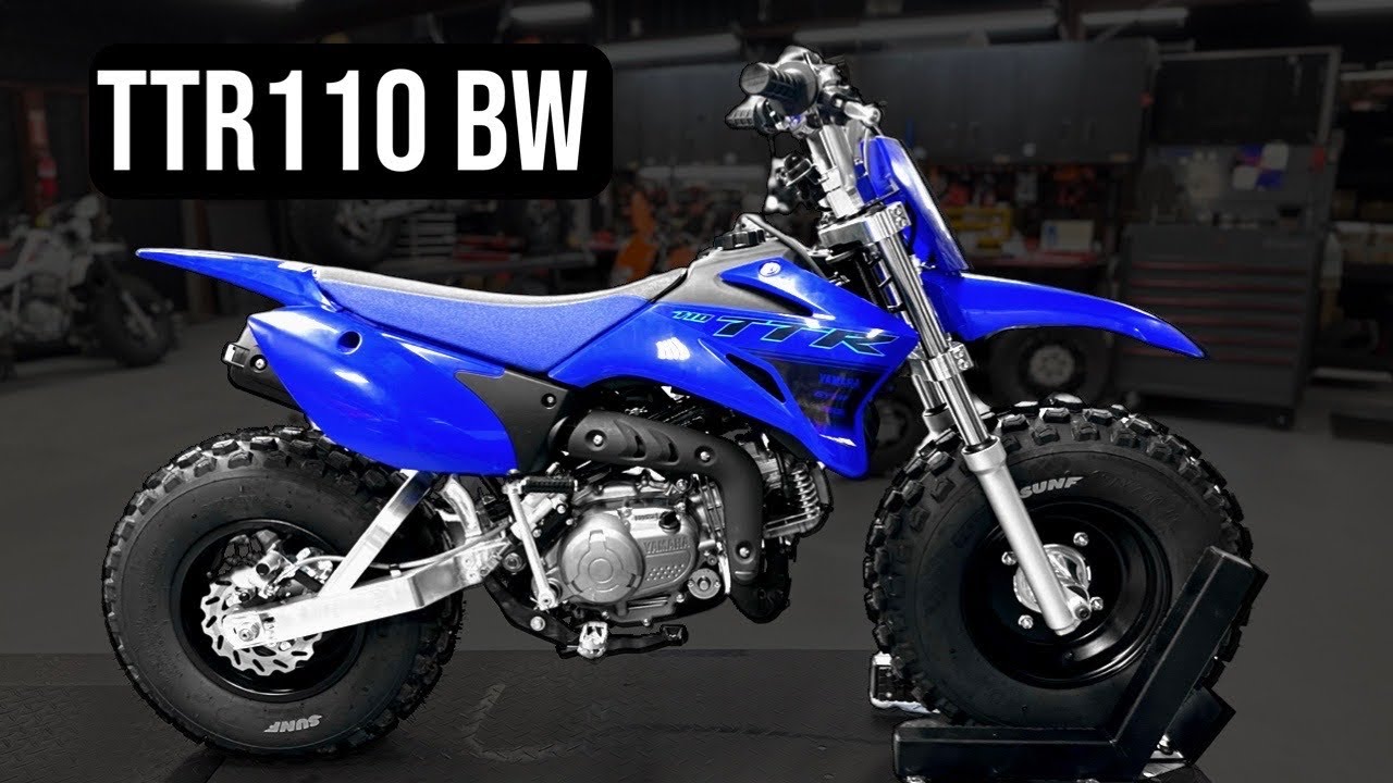 Прогулка по байку с большими колесами YAMAHA TTR 110