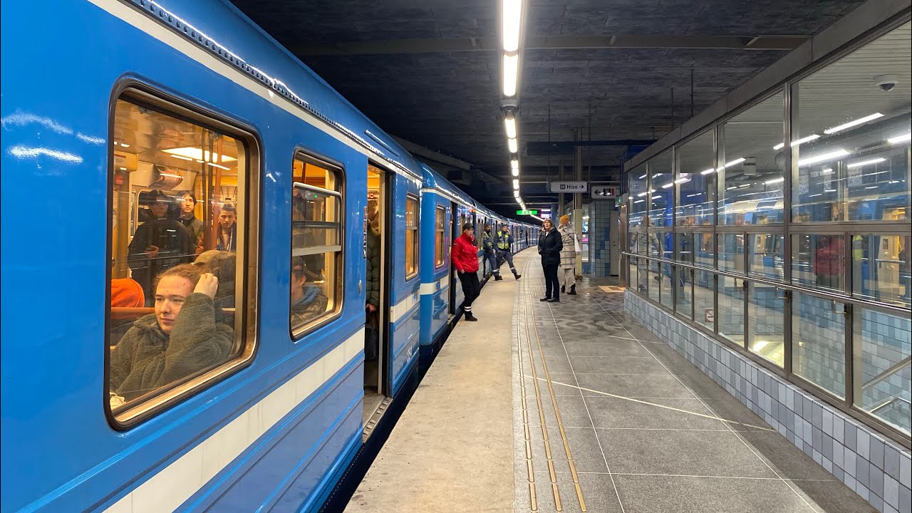 C14 avskedstur del 2 från Liljeholmen till Danderyds sjukhus - Stockholms tunnelbana