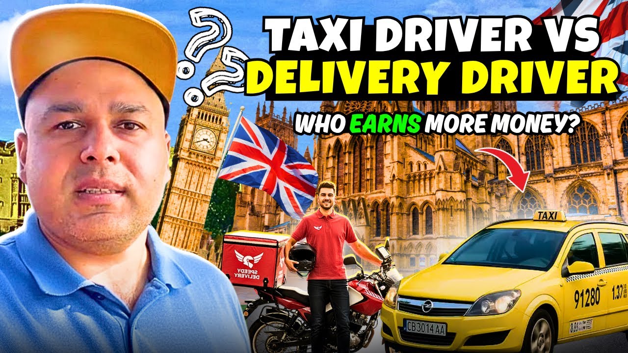 Taxi Driver vs Delivery Driver in the UK | Who Earns More in 2025?