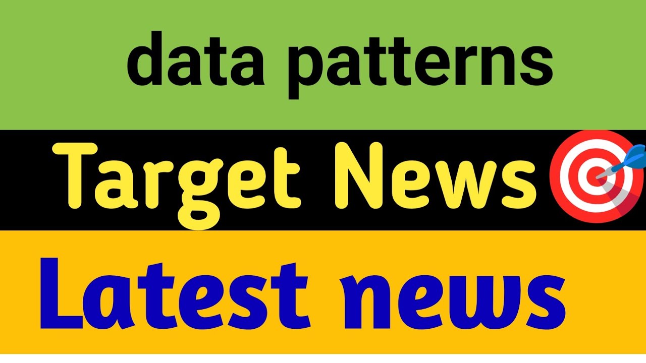 data patterns Share 😱 data patterns Share Latest news 