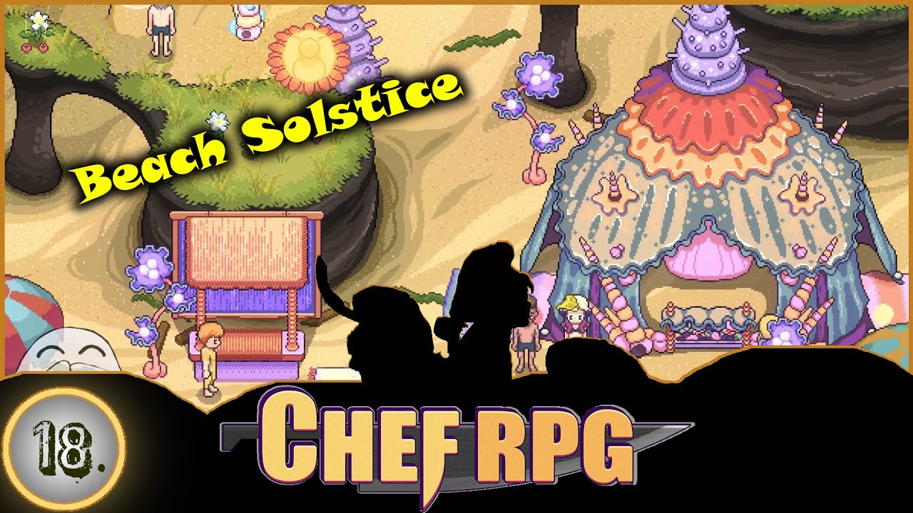 The Beach Solstice Event! Restaurant Tour + I Finally Got My First Legendary - (Chef RPG Part 18)