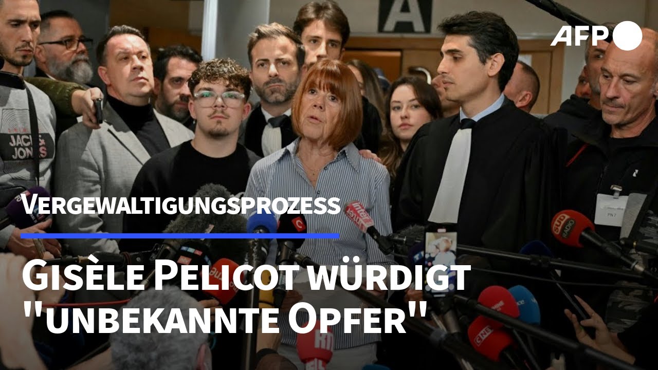 Vergewaltigungsprozess: Gis&egrave;le Pelicot w&uuml;rdigt 