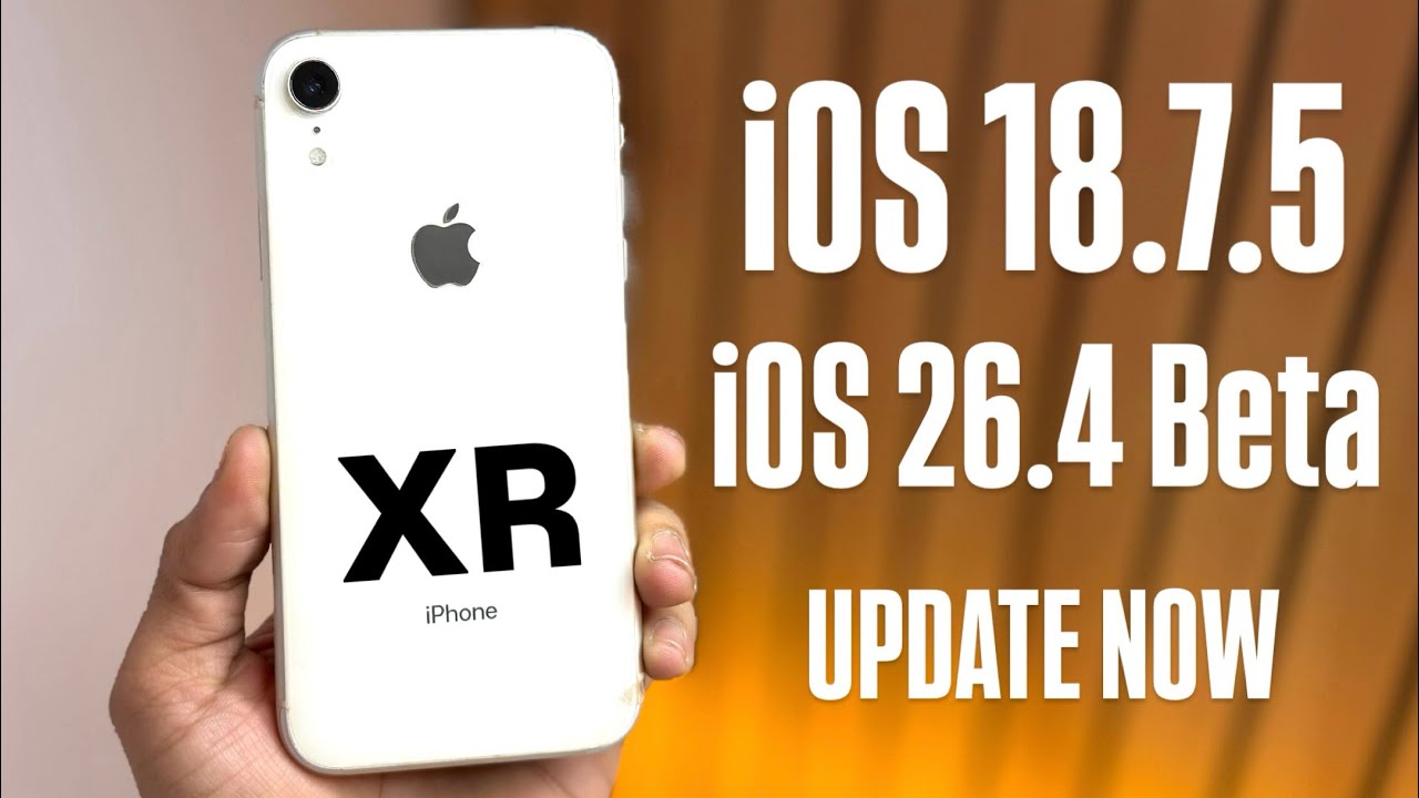 How to Update iPhone XR from iOS 18.7.5 to iOS 26.3 & iOS 26.4 Beta - Install Now