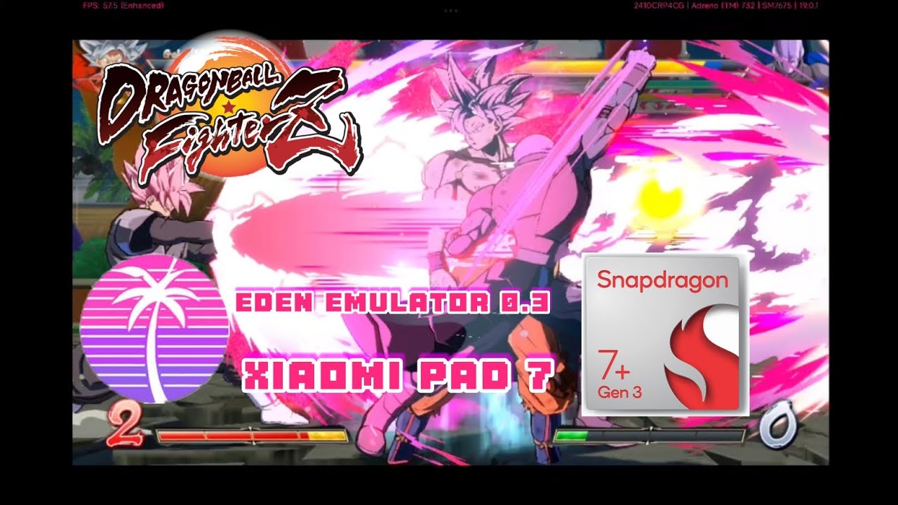 EDEN EMULATOR |DRAGON BALL FIGHTER Z |XIAOMI PAD 7|SNAPDRAGON 7 PLUS GEN 3 #edenemulator #xiaomipad7
