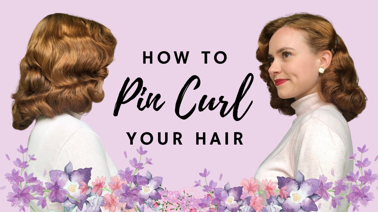 How I Pin Curl My Hair | 1940's 50's Hair Tutorial