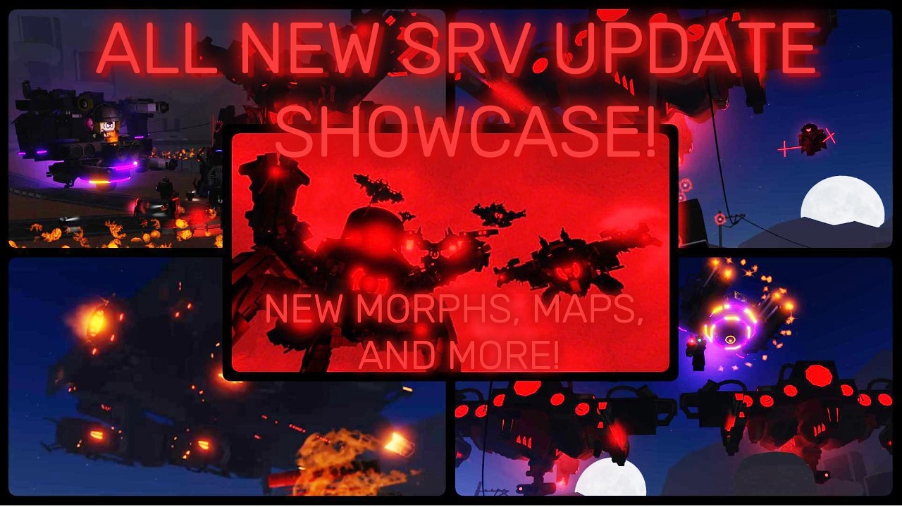MASSIVE SRV EVENT UPDATE SHOWCASE! NEW MORPHS & MAPS