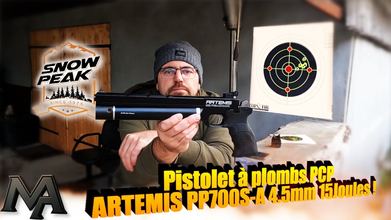 Pistolet PCP PP700S-A Artemis 4.5mm à plombs ! il réunit toutes les qualités pour le tir de loisir !