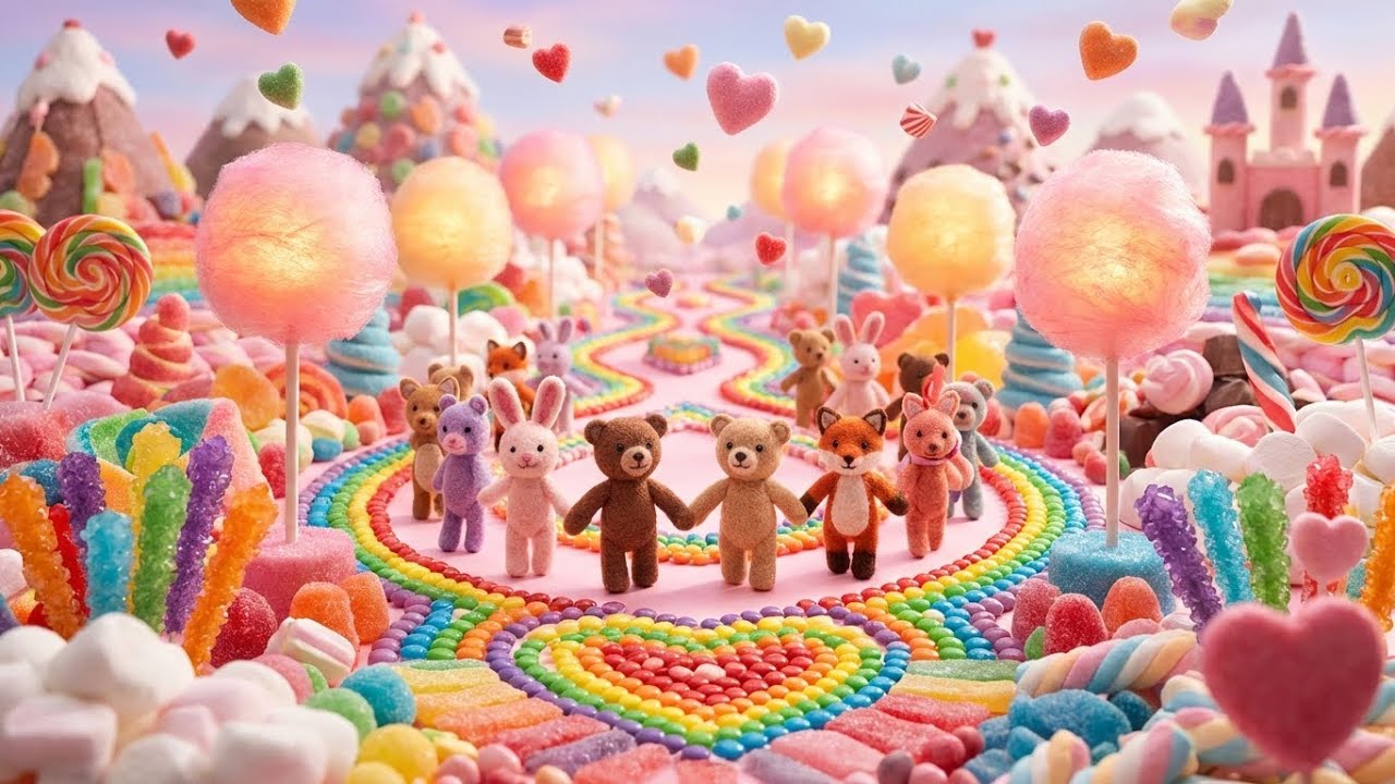 💖 Calming Valentine World | Soothing Music & Peaceful Play
