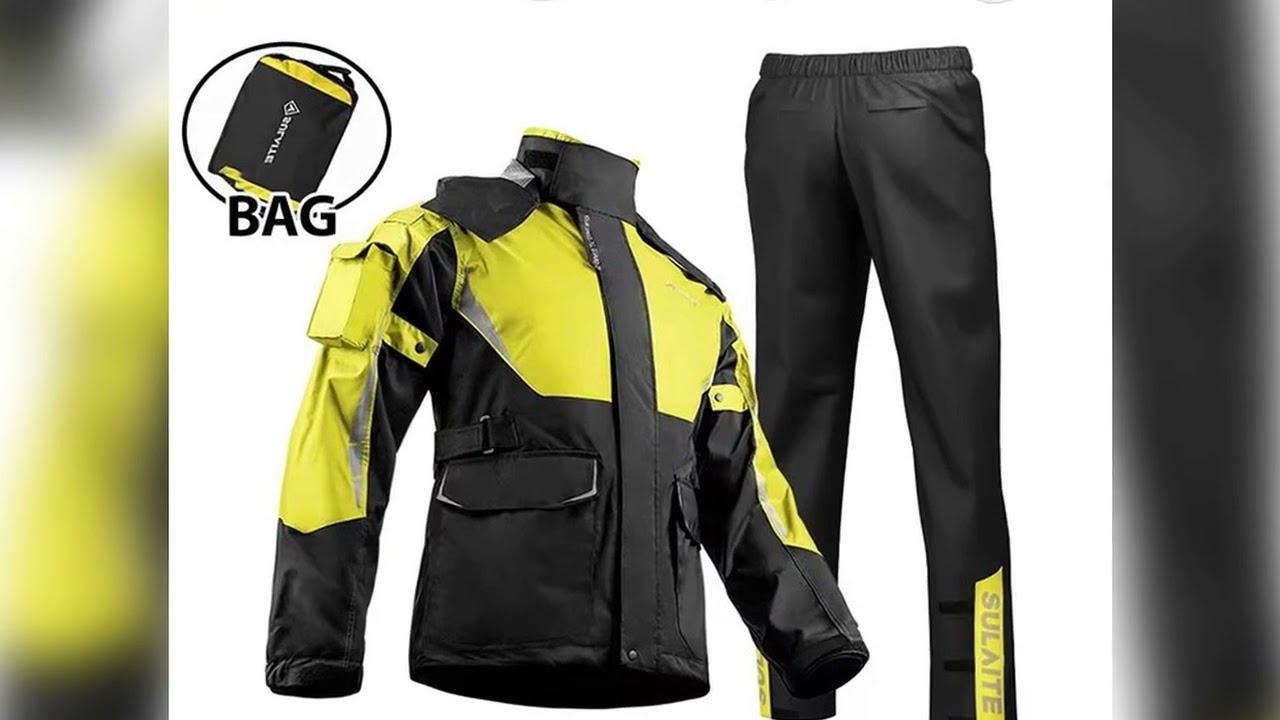 A must-have product #Motorcycle Raincoat Jacket Moto Biker Rain Cover Outdoor Rain Clothes Windpro