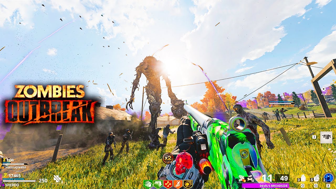 COD: Cold War Zombies Outbreak Gameplay With .410 IRONHIDE - RTX 4090 Ultra Graphics (No Commentary)