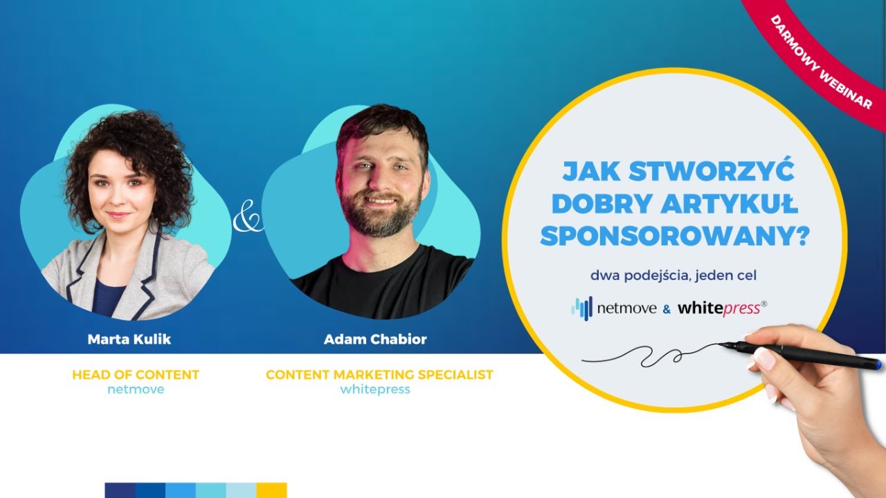 🔴 Dwa podejścia, jeden cel: jak stworzyć dobry artykuł sponsorowany? WhitePress & Netmove Live🎙️