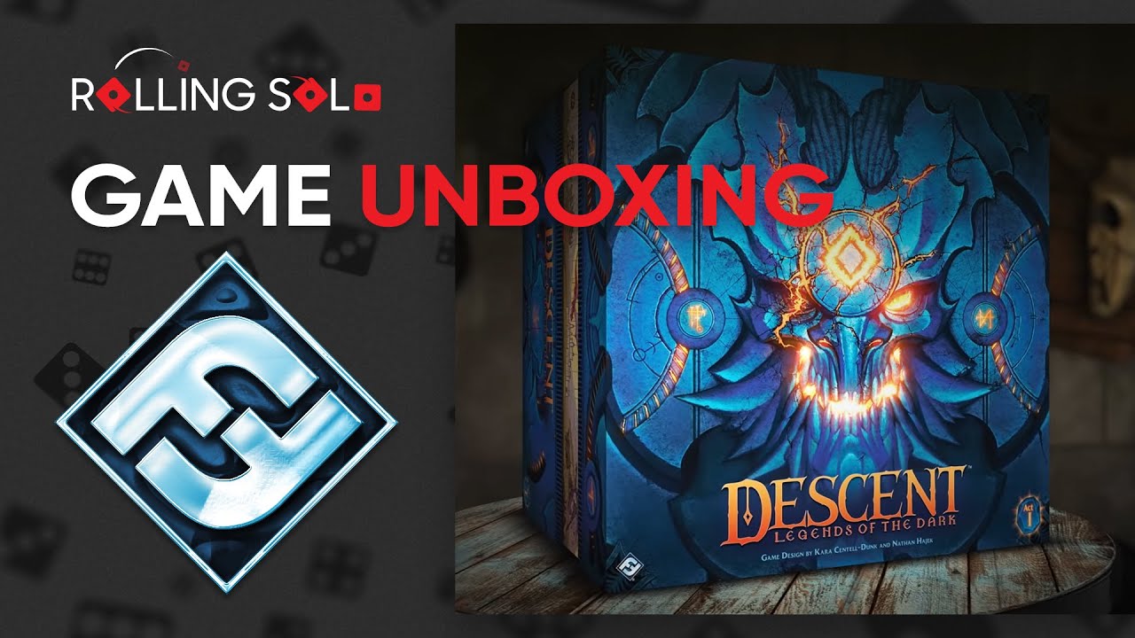 Descent: Legends of the Dark | Распаковка игры