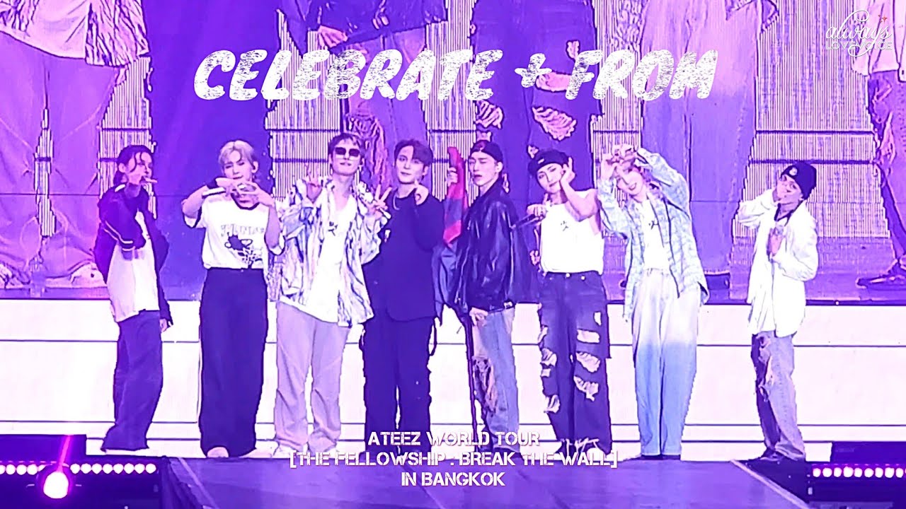 230805 ATEEZ - CELEBRATE + FROM  |  ATEEZ WORLD TOUR THE FELLOWSHIP : BREAK THE WALL IN BANGKOK [4K]