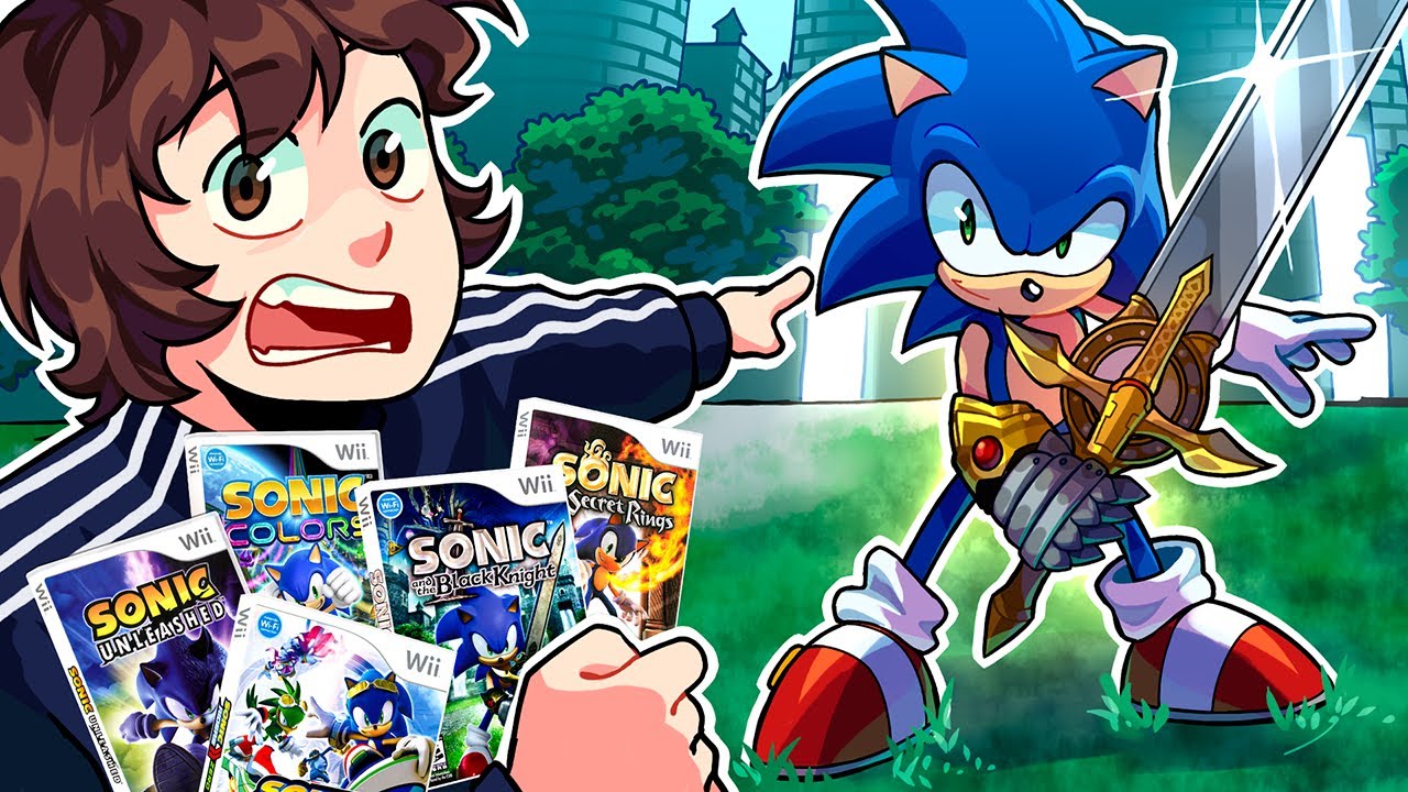 eu explorei o INCRÍVEL MUNDO do SONIC no NINTENDO WII