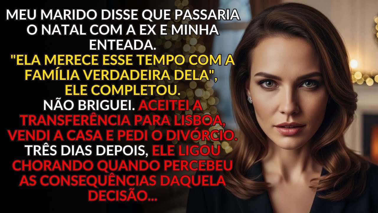 Meu marido disse que ele e a filha passariam as festas de fim de ano com a ex: 