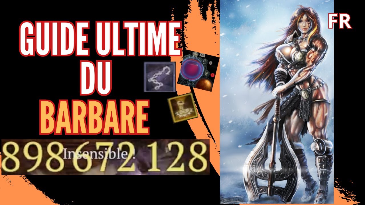 DIABLO 4 : BARBARE LE GUIDE ULTIME FR (saison 1) ALL BUILD