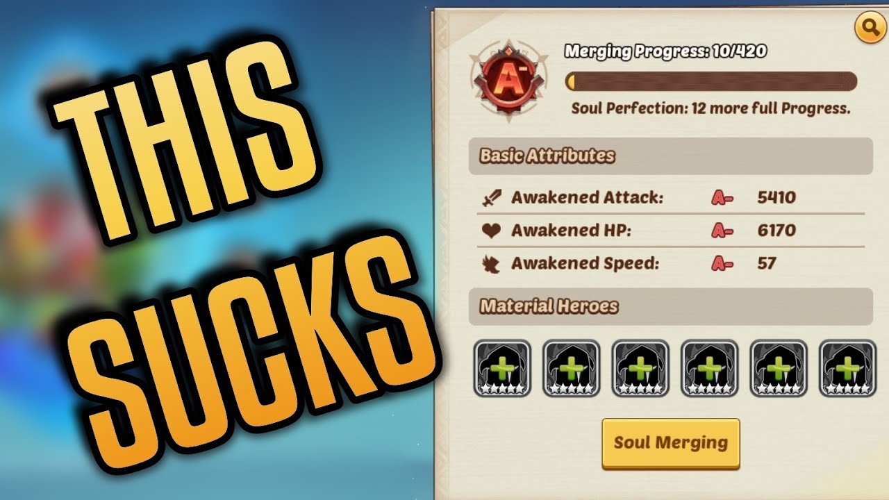 Idle Heroes - Dont use Soul Perfection...