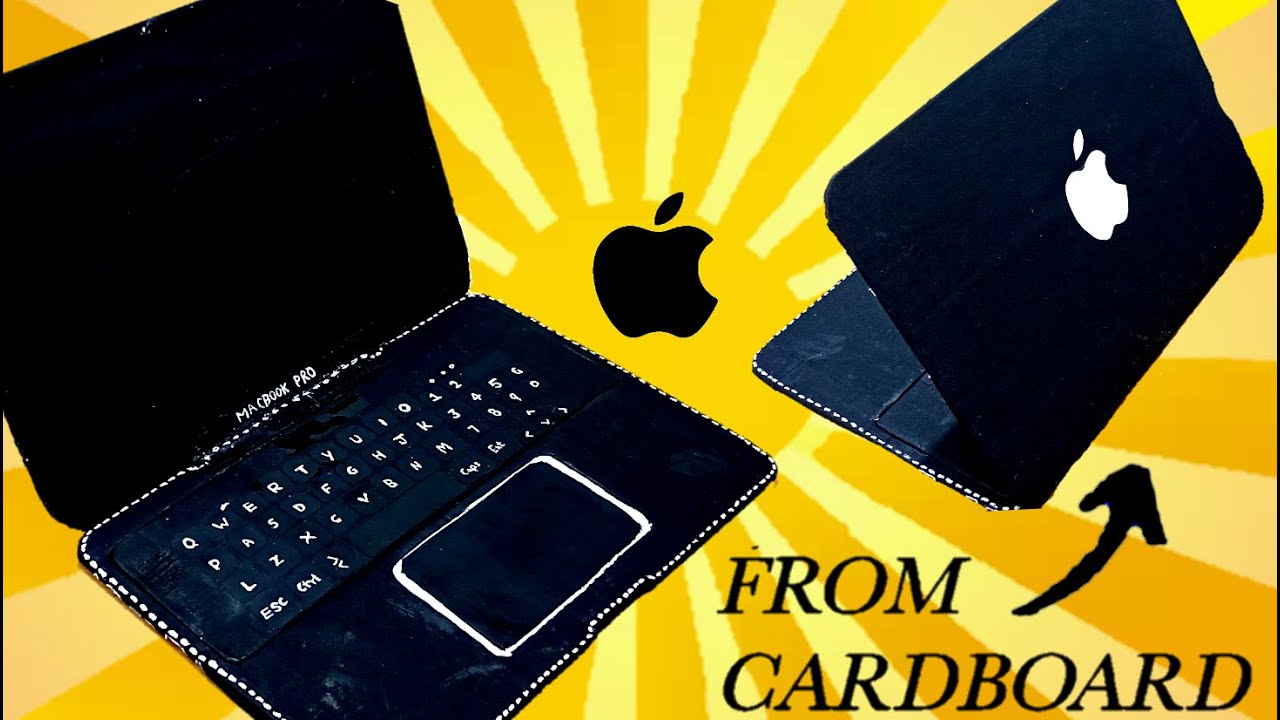 How To Make Apple MacBook Pro 2020 From Cardboard 🔥🔥🔥🔥 || How To Make Laptop From Cardboard 🔥🔥🔥🔥