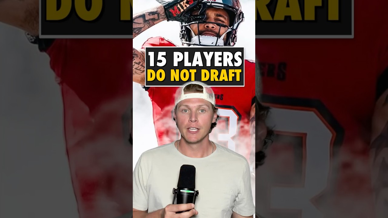 My Do NOT Draft List For Fantasy Football 2026