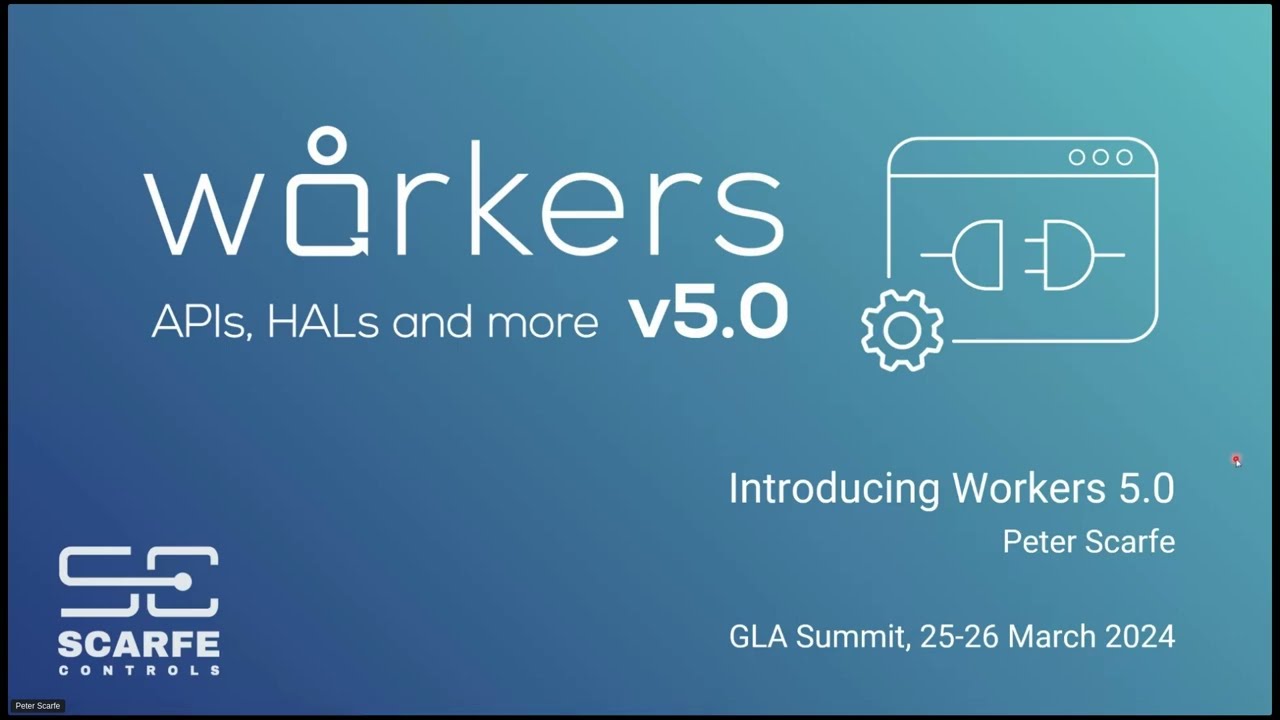 Саммит GLA 2024: Представляем Workers 5.0 &ndash; API, HAL и многое другое от Питера Скарфа