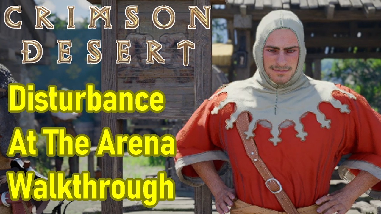 Прохождение игры Crimson Desert Disturbance на арене: как выиграть 3 раза на арене без оружия.