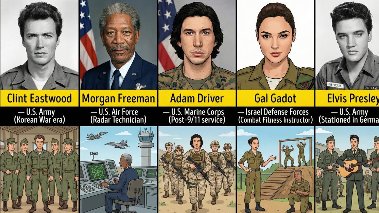 Hollywood Stars Who Served in the Military