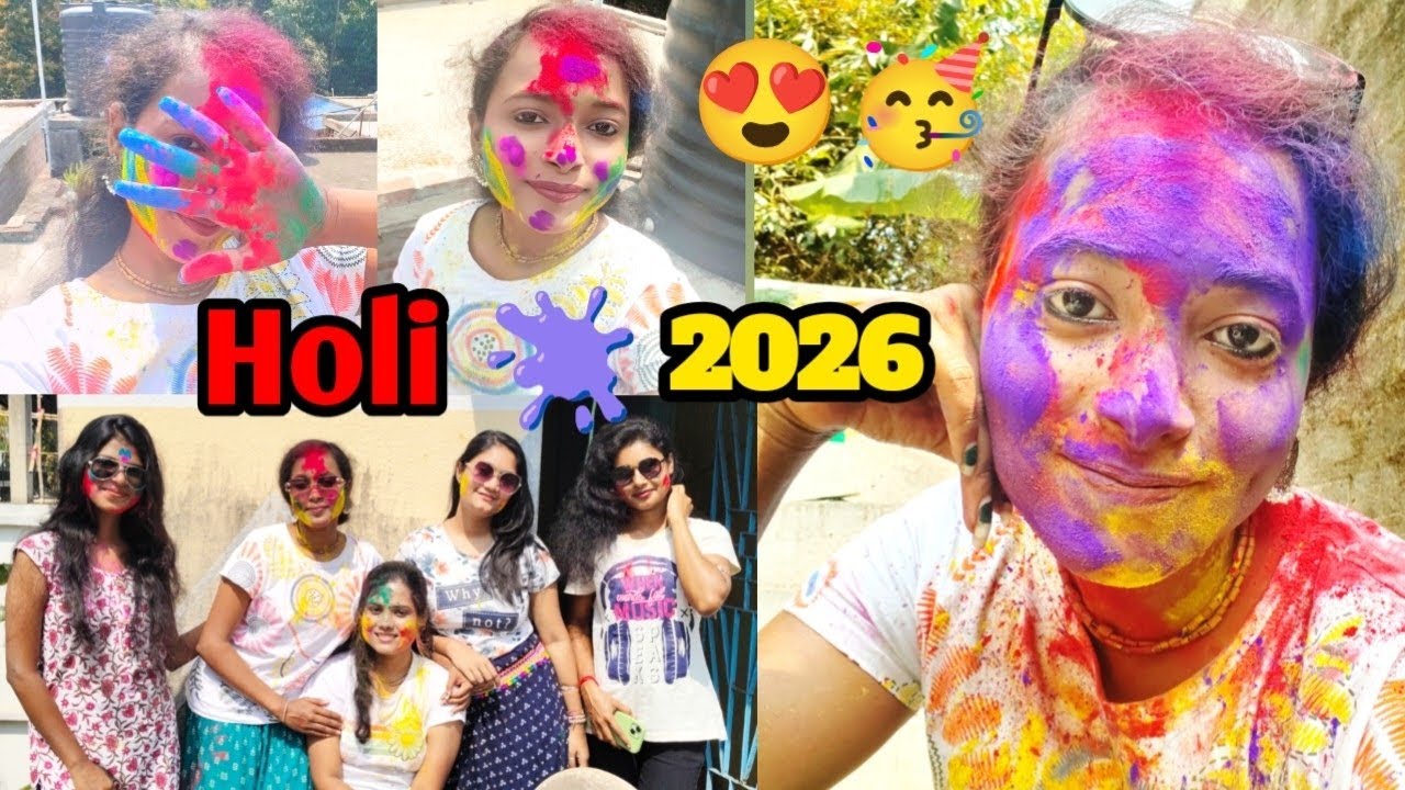 Holi 🫟 2026 || Holi Vlog || Happy Holi 🫟 || Jestfularpita vlog || দোল পূর্ণিমা || দোল 😍🥳