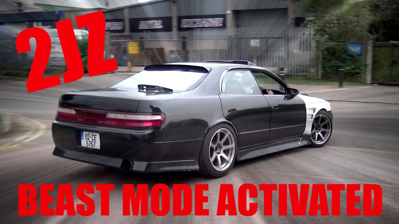 🐒 BEAST MODE ACTIVATED TOYOTA CHASER JZX90 2JZ DRIFT CAR