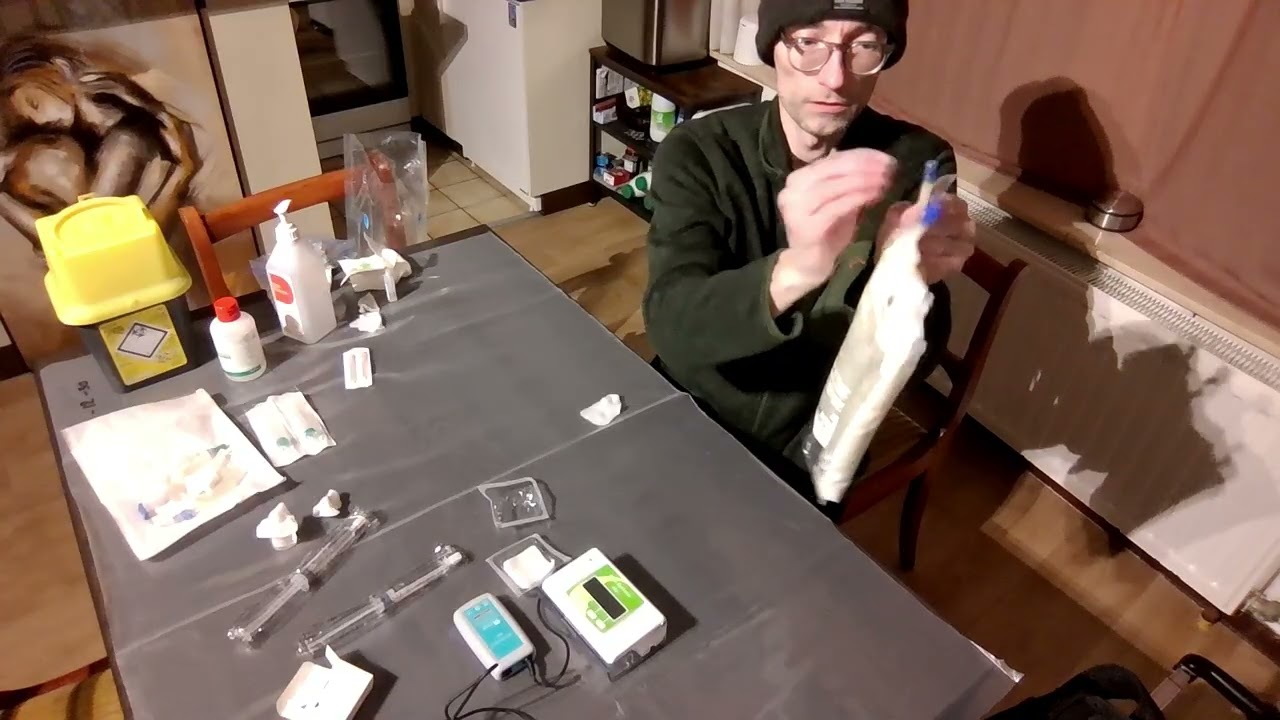 TPN Home: Preparation du sac de nutrition & Connexion au catheter tunnelisé (Dim 11 Jan 2026)