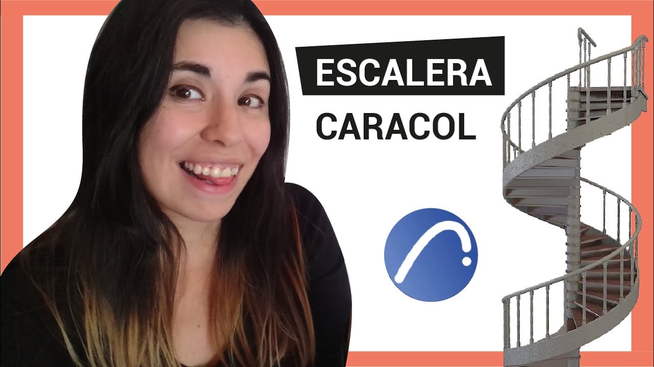 Cómo hacer una ESCALERA CIRCULAR o CARACOL en menos de 2minutos? [RÁPIDO] Archicad 24