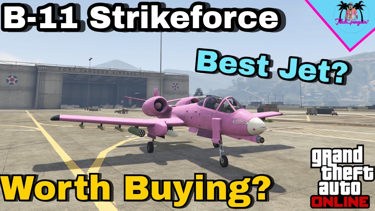 Обзор и кастомизация бомбардировщика B-11 Strikeforce в GTA Online!