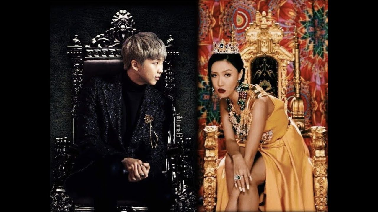 BTS and Mamamoo Moments (RM and Hwasa) Pt. 2