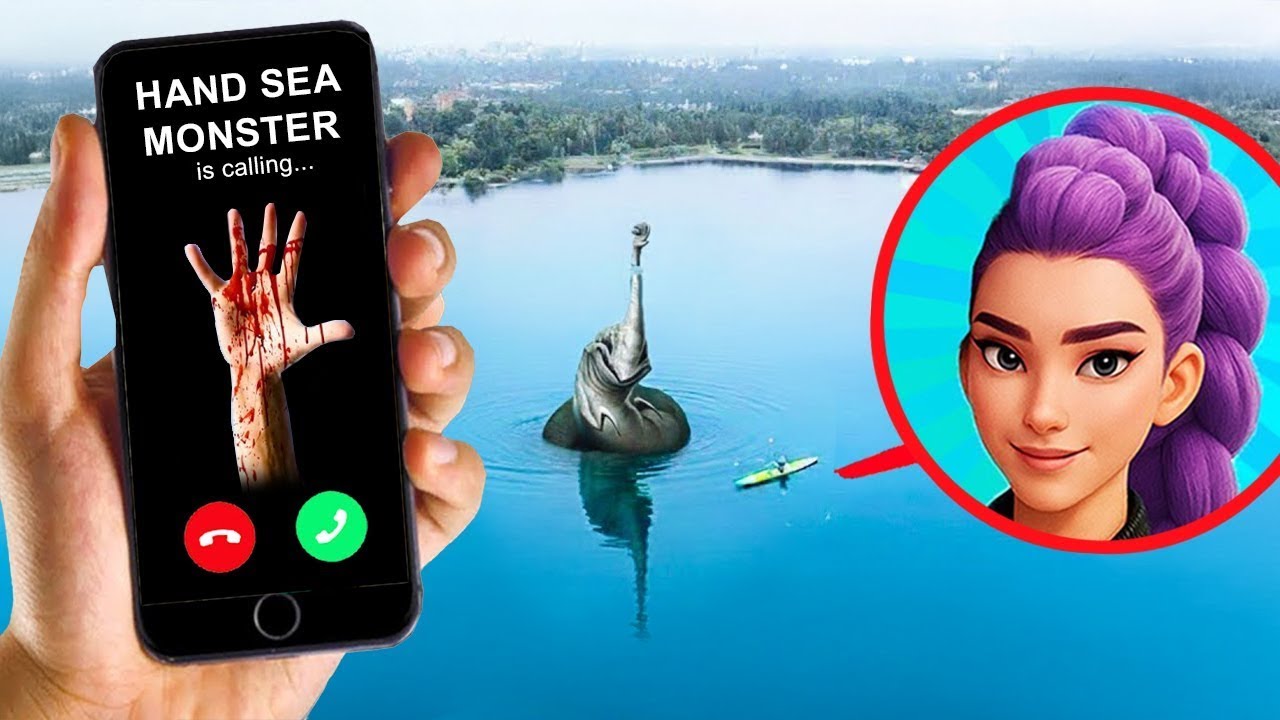 DRON UCHWYCIŁ HAND SEA MONSTER ZJADAJĄCEGO KPOP DEMON HUNTERS RUMI W PRAWDZIWYM ŻYCIU!!