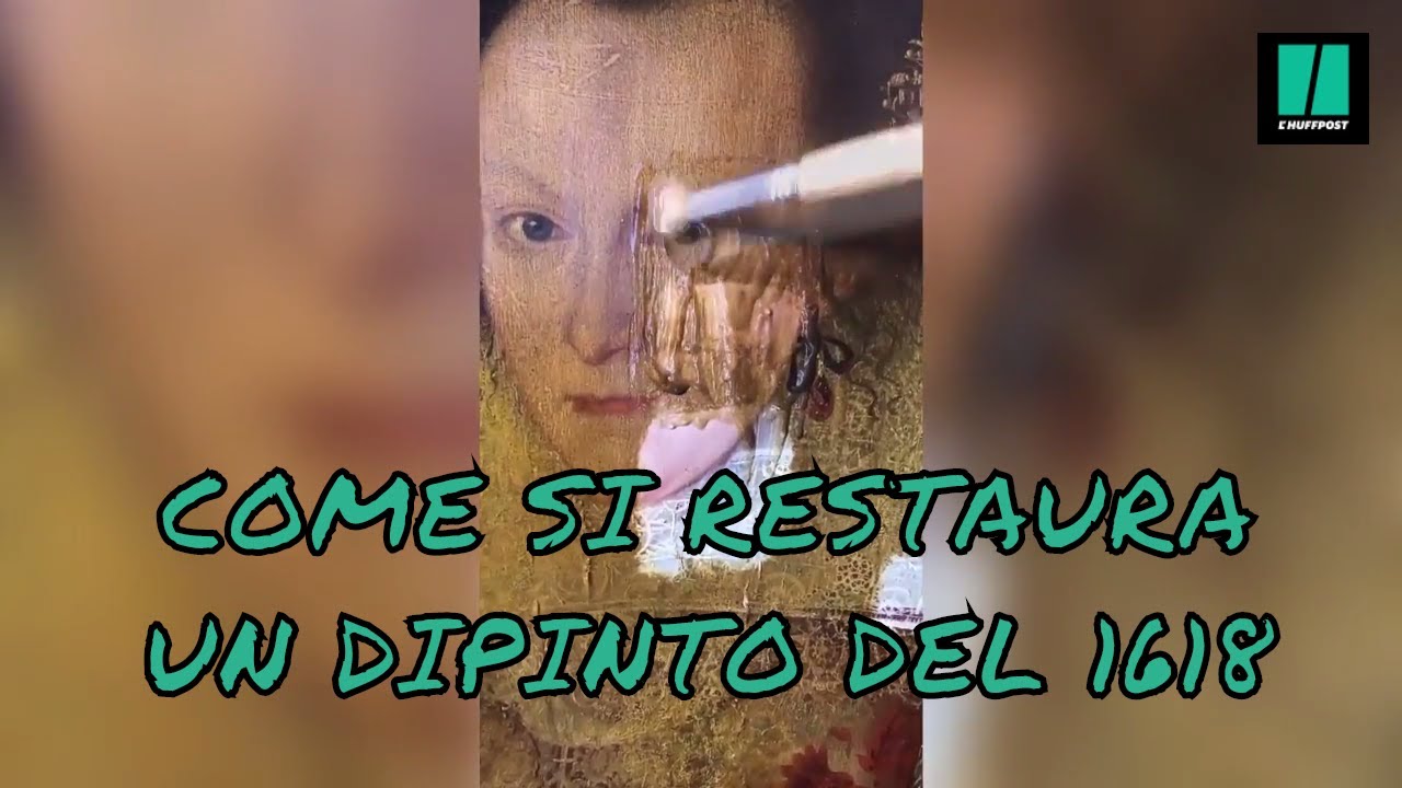 Il restauro di questo dipinto vecchio 400 anni vi far&agrave; impazzire
