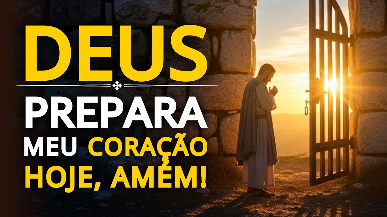ANTES QUE O DIA COMECE, SENHOR, Prepara Meu CORAÇÃO para Este Novo Dia, AMÉM | Oração da Manhã.
