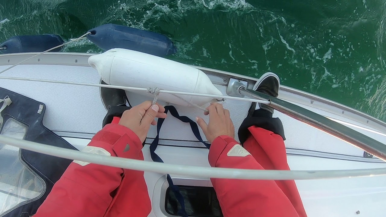 Navigation en solitaire - Préparation des défenses (Pare-battage)